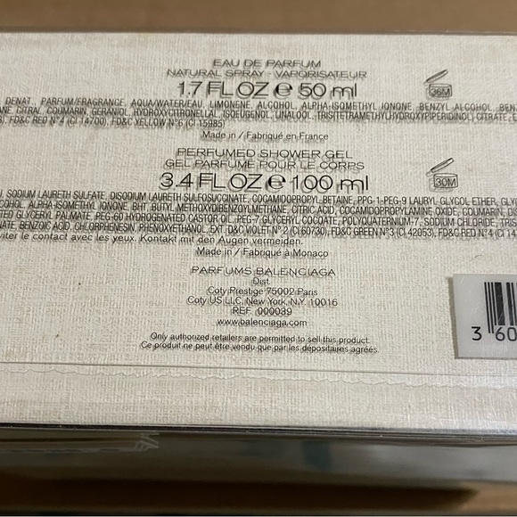 BALENCIAGA GIFTSET 50ml/100ml Shower Gel - Picture 2 of 4